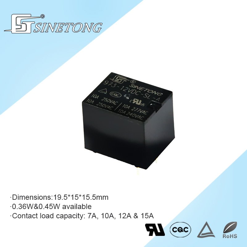 Sinetong 973-12Vdc 10A 4Pin Power Automotive Relay 12V Auto Power Relay for Welding Machine