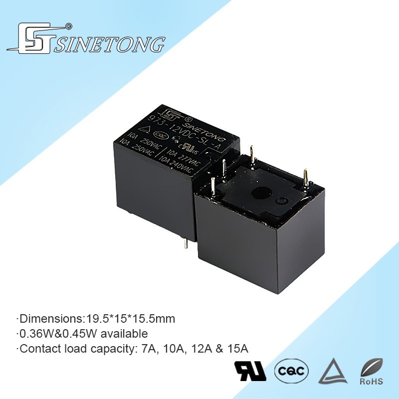 Sinetong 973-12Vdc 10A 4Pin Power Automotive Relay 12V Auto Power Relay for Welding Machine