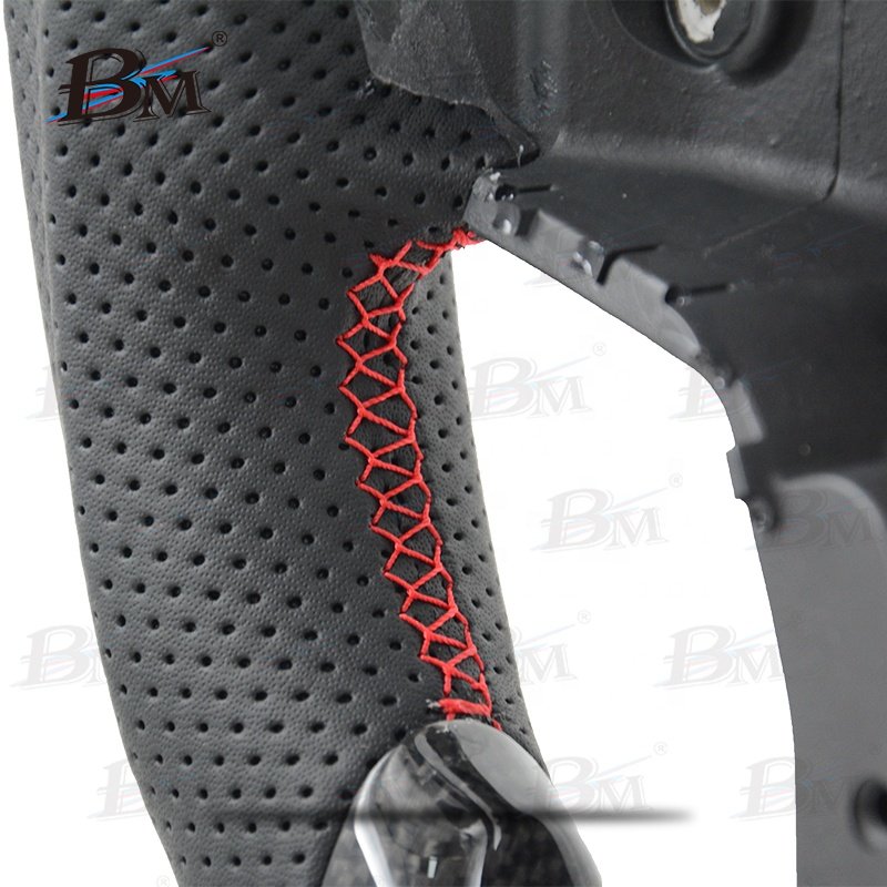 100% Real Glossy Carbon Fiber For FORD RANGER Asian Version Automobile Steering Wheels Vehicle's Interior Accessory 2015-2022