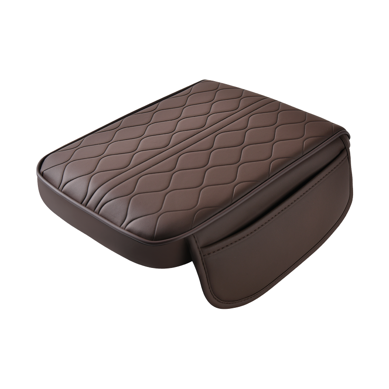 Multi-color Auto Car Center Console Arm Rest Central Armrest Pad Leather Embossing Waterproof Armrest Cover