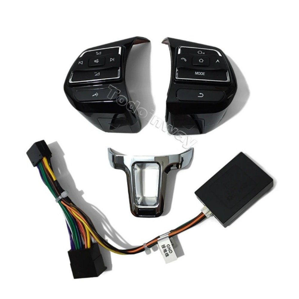 Car Steering Wheel Control Switch Volume Audio Media Phone Button for VW Jetta Golf Polo Bora Sagitar Santana 2015 Refit