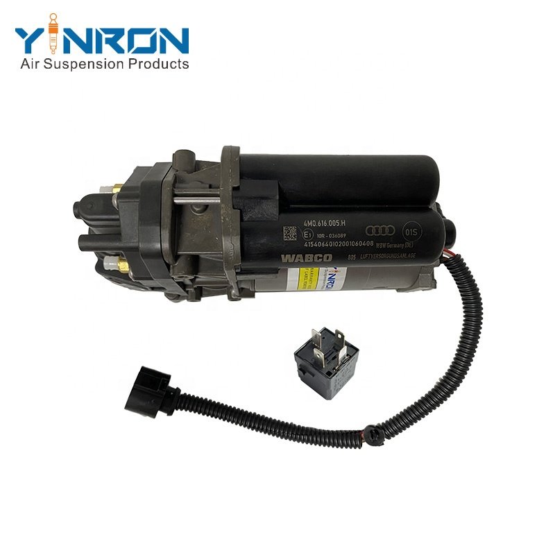 YINRON High End Brand air Suspension Compressor Pump with Relay for Audi Q7 4M0616005F 4M0616005G 4M0616005H