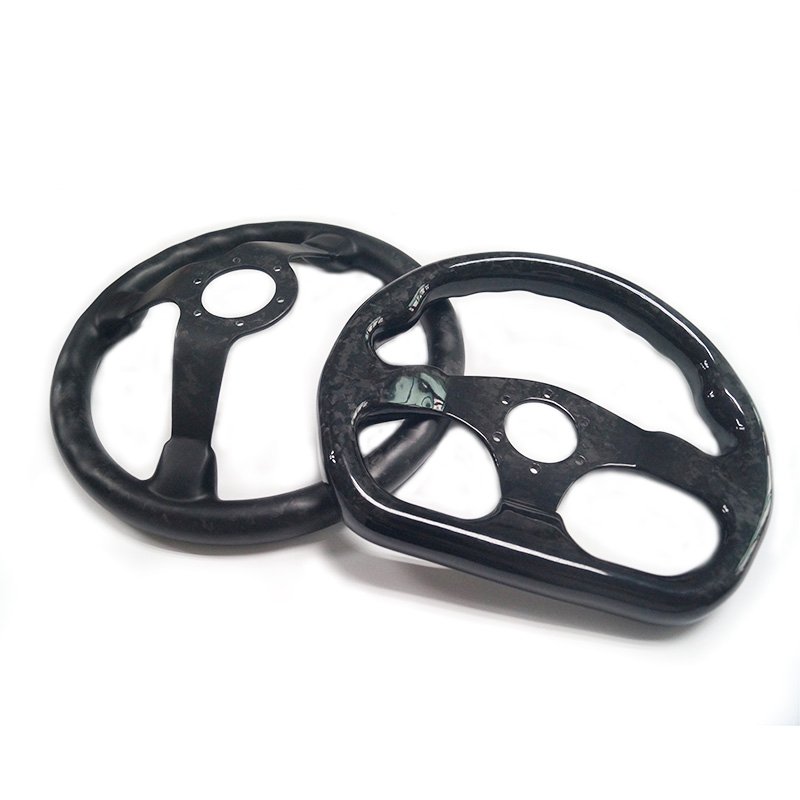 Custom Carbon Fiber Auto Parts Universal Racing Carbon Fiber Car Steering Wheel
