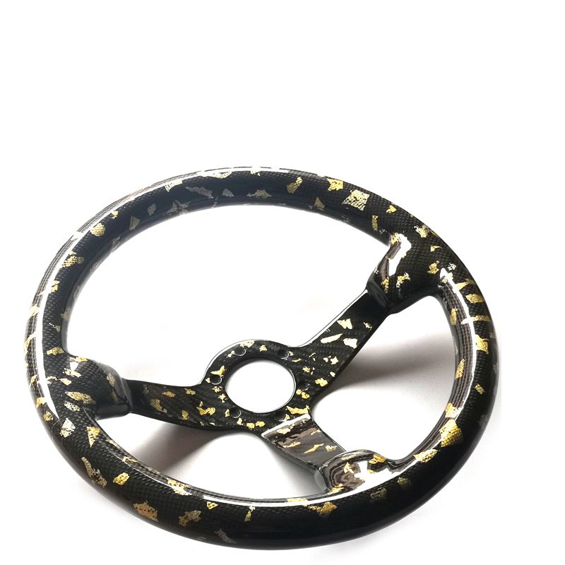 Custom Carbon Fiber Auto Parts Universal Racing Carbon Fiber Car Steering Wheel