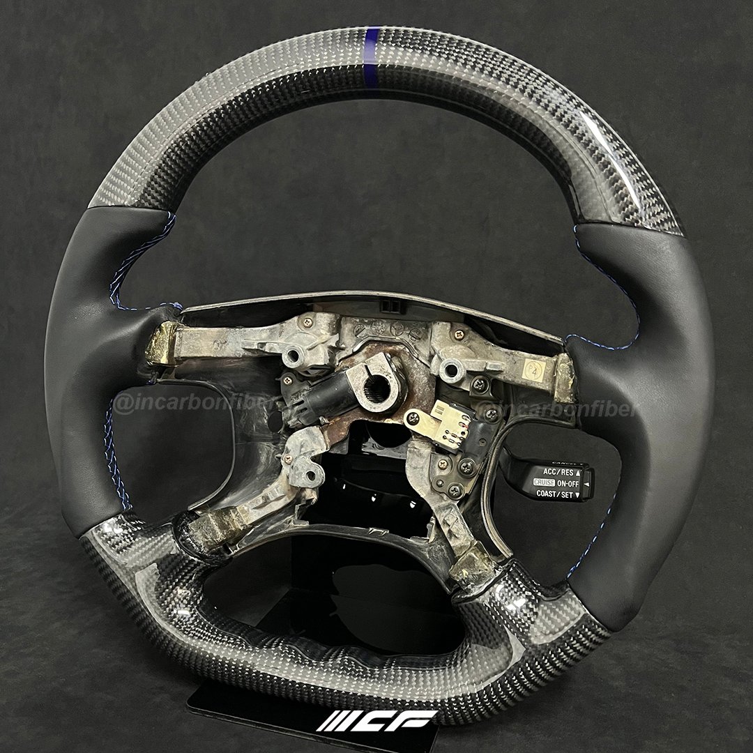 100% Real Carbon Fiber Steering Wheel for Mitsubishi Evo 9 EVO X Mitsubishi