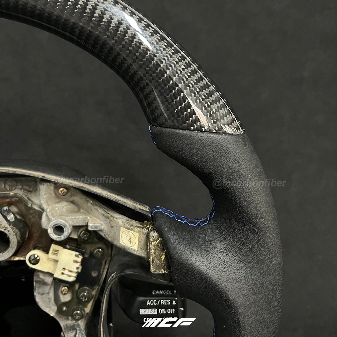 100% Real Carbon Fiber Steering Wheel for Mitsubishi Evo 9 EVO X Mitsubishi