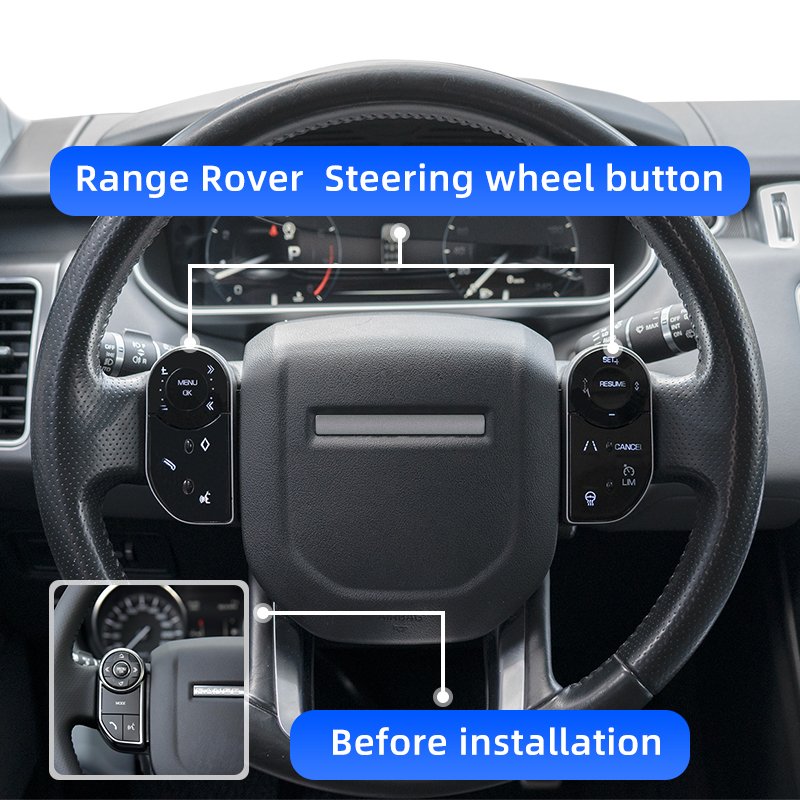 Steering Wheel Knob Control Switch Touch Button Replacement For Land Rover Touch Button Range Rover Sport Vogue Discovery 5