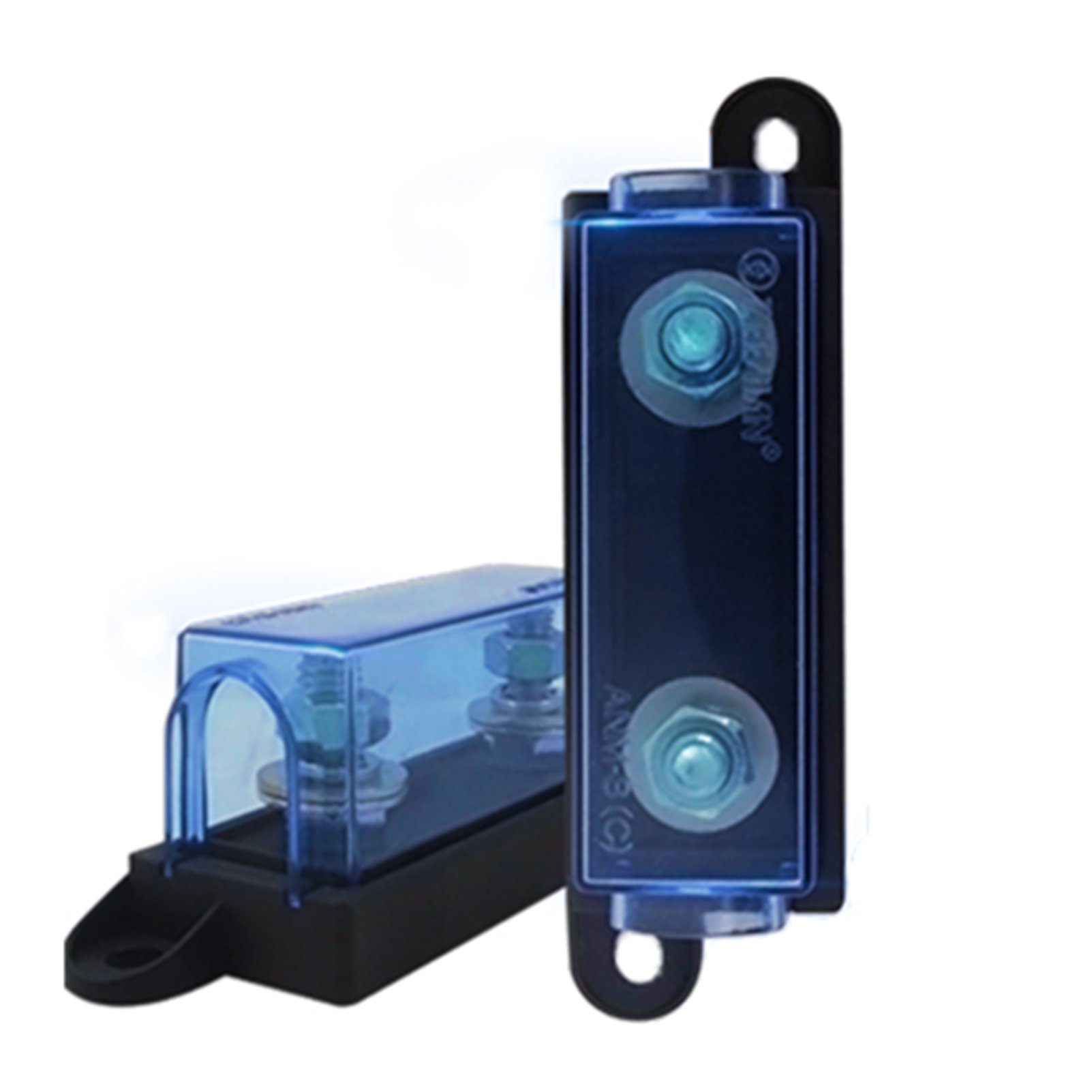 ANL Bolt Fuse Holder Waterproof Fork Bolt Fuse Box RV Boat Marine Accessories Bolt Down Fuse Relay Box Distribution Block