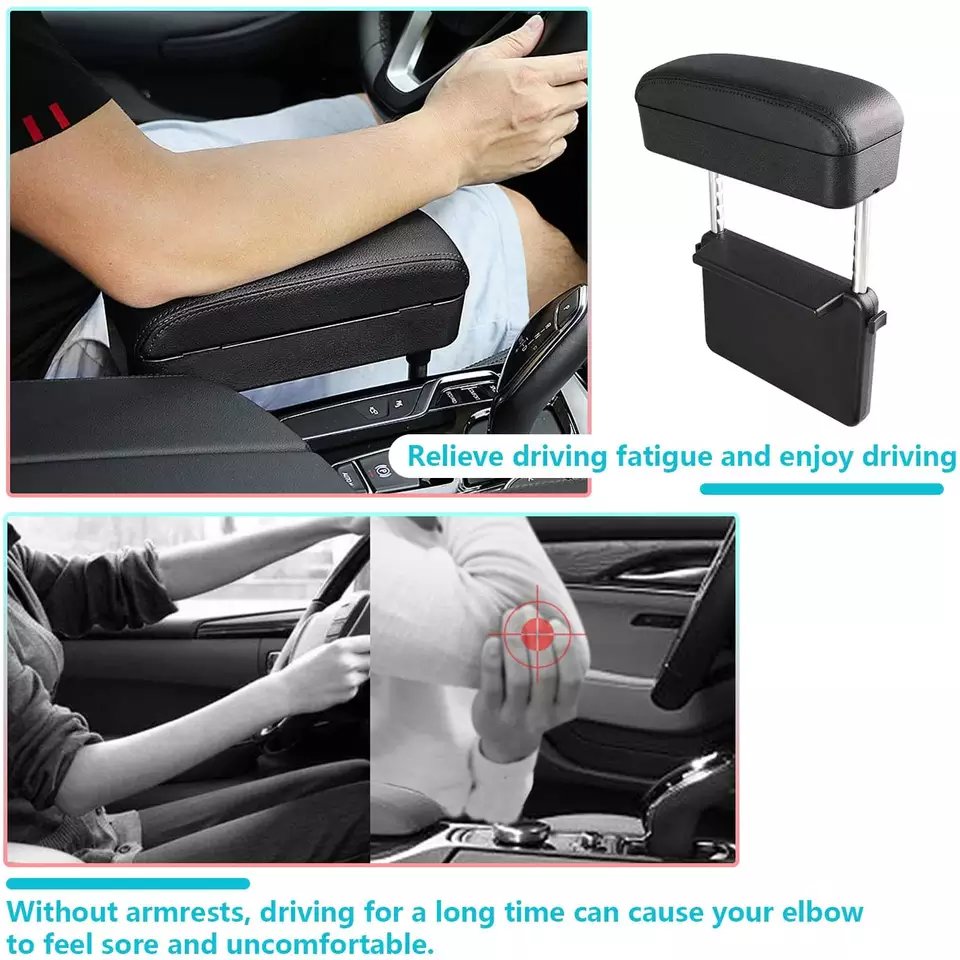 Car Interior Accessories Adjustable Console Box Universal Armrest Multifunctional Storage Box Car Armrest