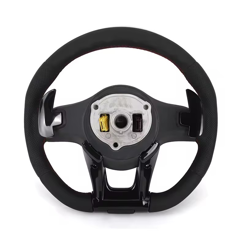 With Led Display Volant Lenkrad Full Leather Steering Wheel for Mercedes Benz W204 W205 W206 W221 S221 W222 W213 C180 AMG