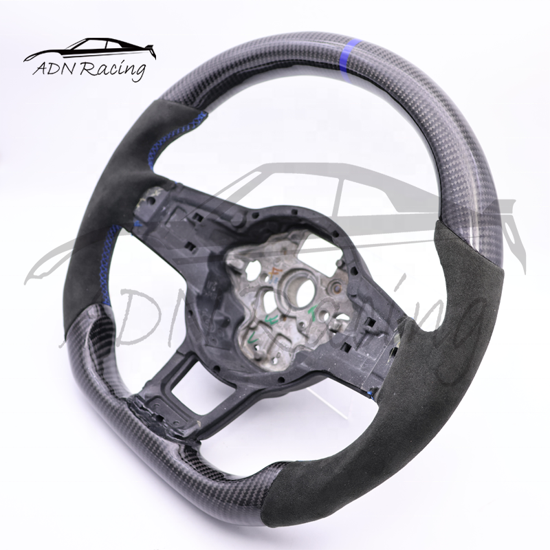 For VW Golf MK7 MK7.5 GTI R Customized Carbon Fiber Steering Wheel 2003-2020