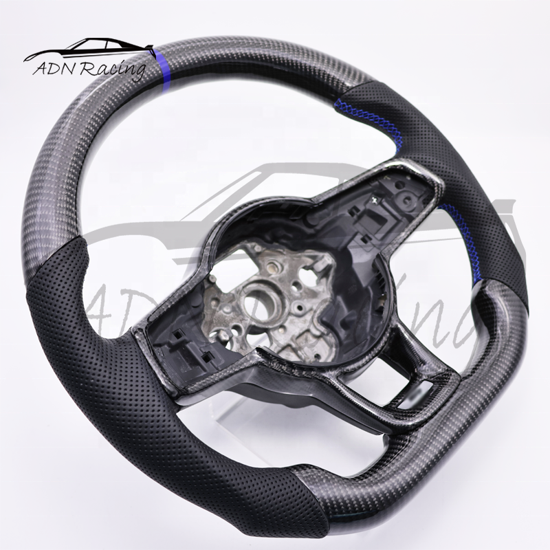 For VW Golf MK7 MK7.5 GTI R Customized Carbon Fiber Steering Wheel 2003-2020