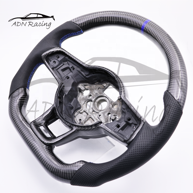 For VW Golf MK7 MK7.5 GTI R Customized Carbon Fiber Steering Wheel 2003-2020