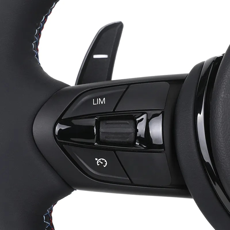With Piano-black Trim M Sport Leather Steering Wheel for BMW F10 F20 F30 F40 F44 F45 F52 X1 F48 X2 F47 F80 F82 F87 M2 M3 M4 M5