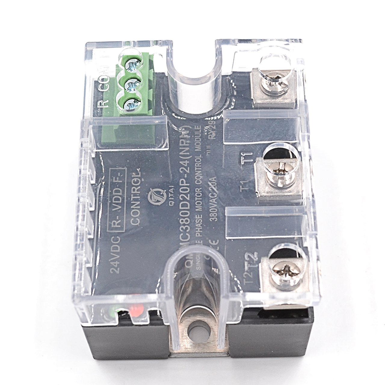 QMC380D20P-24 Single-phase Motor Reversing Module With Ratings From 10 to 40 Amps at Operating Voltages Ranging From 24-440 VAC