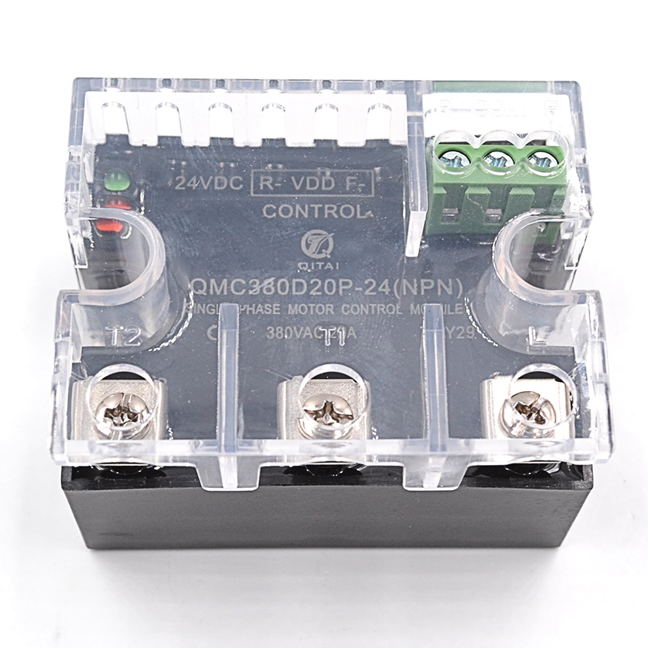 QMC380D20P-24 Single-phase Motor Reversing Module With Ratings From 10 to 40 Amps at Operating Voltages Ranging From 24-440 VAC