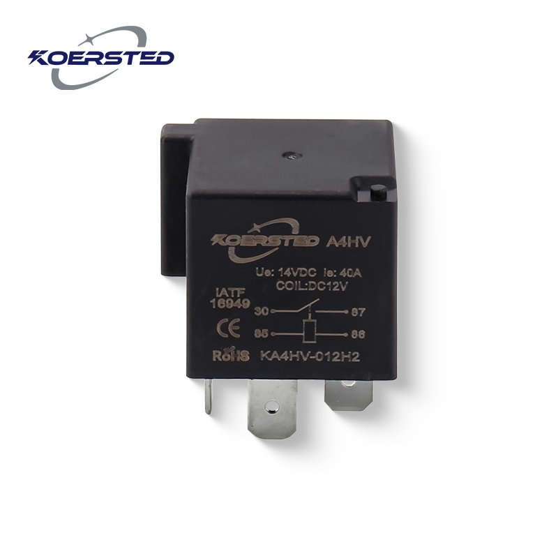 KV4HV Series Mini 12V~110V High Voltage DC 40A Relay for New Energy Vehicles and Charging Equipment 30A Rated Auto Relays"