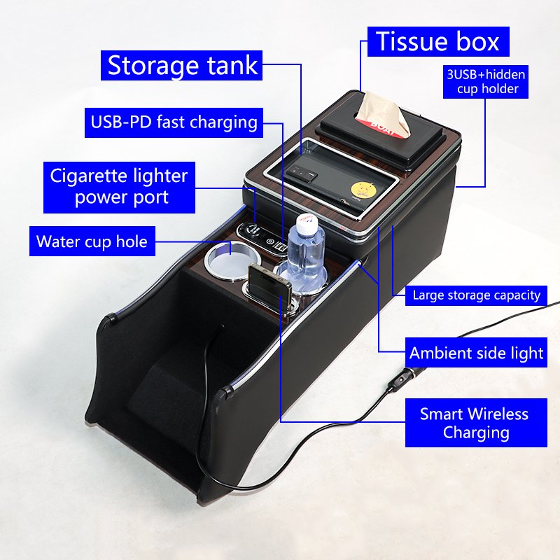 Automobile Odyssey Elysion Armrest Central Refitting Shop Luxury Hond a Interior Seat Central Control Storage Armrest Box