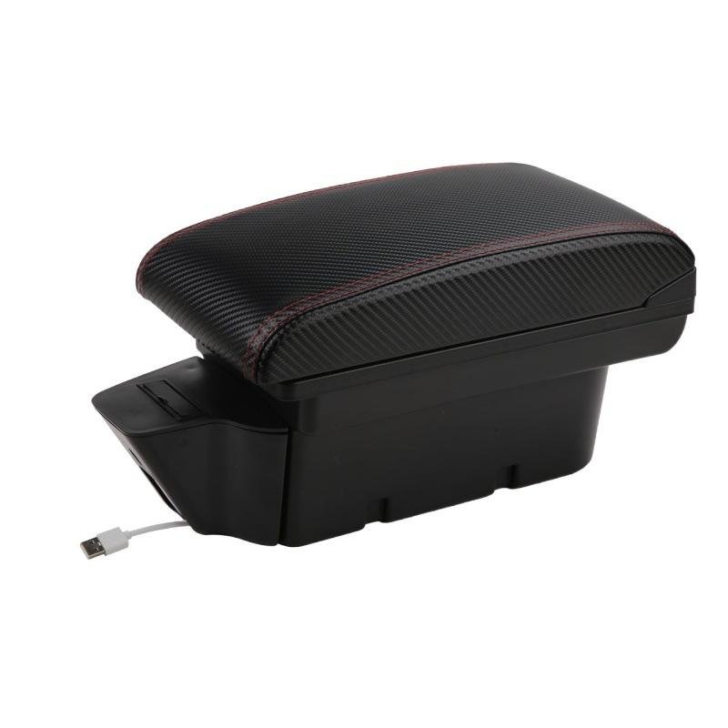 High-end Customized Double-layer Pull-out Type Car Armrest Box with USB Port