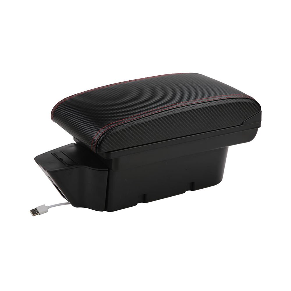 High-end Customized Double-layer Pull-out Type Car Armrest Box with USB Port