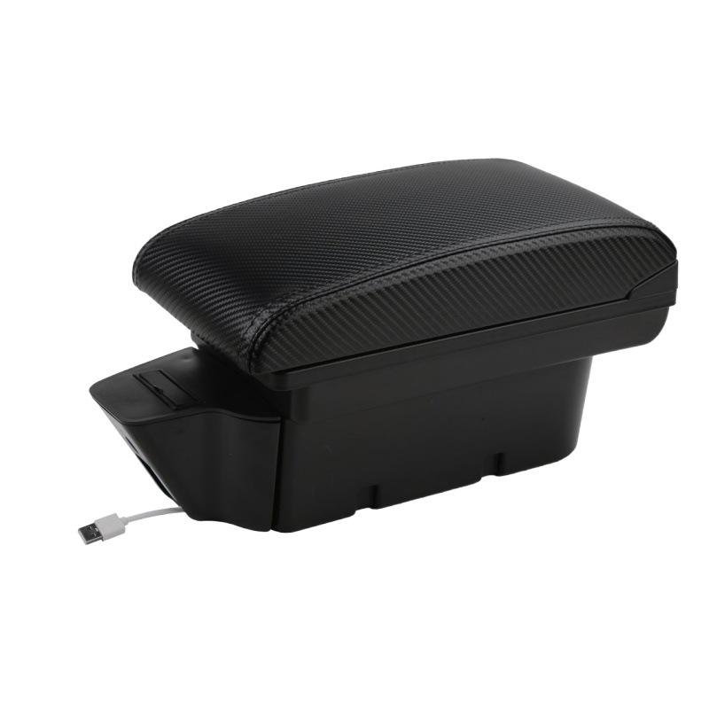 High-end Customized Double-layer Pull-out Type Car Armrest Box with USB Port