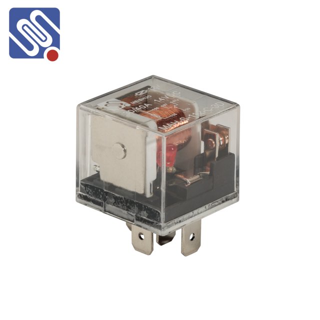 Meishuo MAH Transparent Car Relay 4pins 5pins Relay for air Conditioning 40A 60A Auto Relay for Lighting Controller