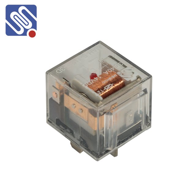 Meishuo MAH Transparent Car Relay 4pins 5pins Relay for air Conditioning 40A 60A Auto Relay for Lighting Controller