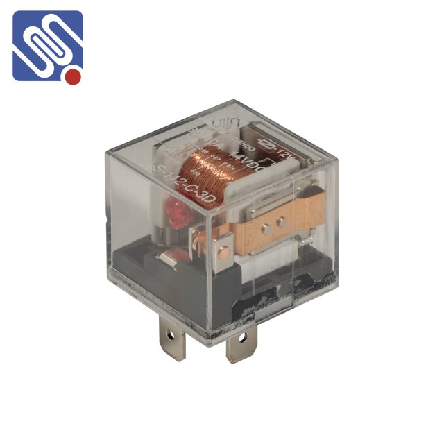 Meishuo MAH Transparent Car Relay 4pins 5pins Relay for air Conditioning 40A 60A Auto Relay for Lighting Controller