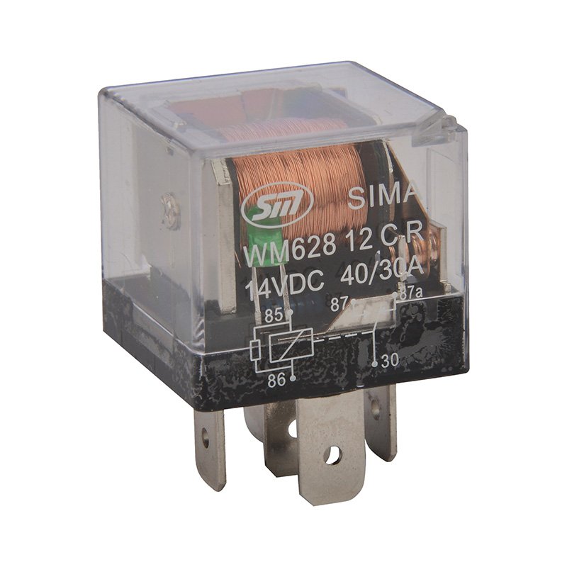 Auto Relays 4/5 Pin NO/NC Automotive Sealed Relay with LED Light 40A WM628