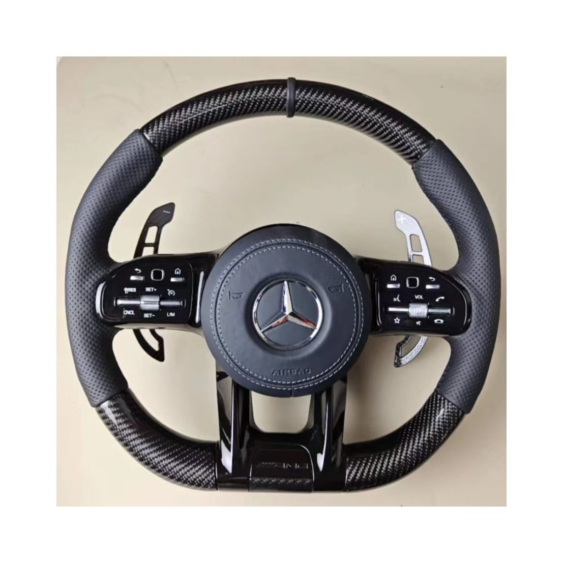 Carbon Fiber for BMW G80 F30 G82 M3 M4M Performance Steering Wheel Display Customization Carbon Fibre+ Leather