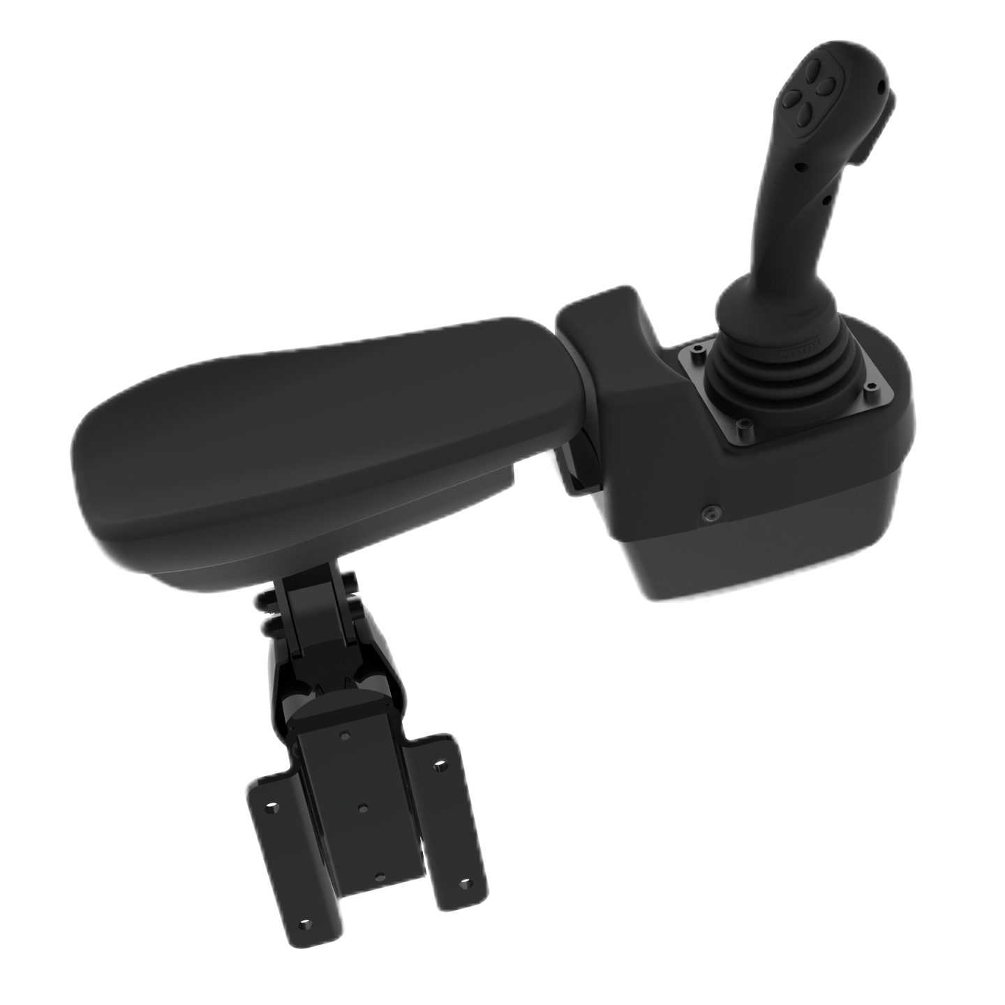 High Quality Construction Machinery Armrests Fit Most Seat Models and Can Accommodate All Kinds of Joystick Box Loader Parts