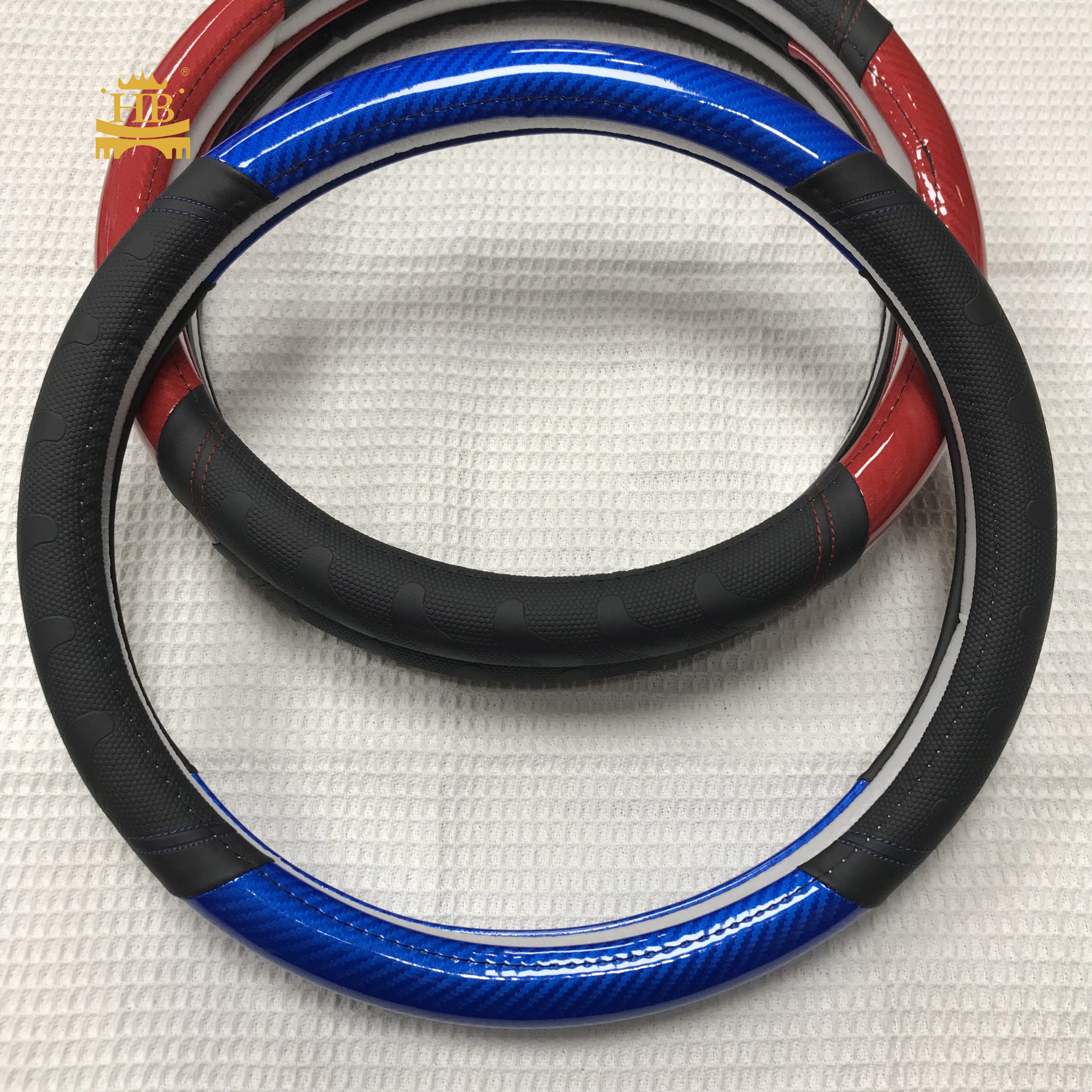Carbon Car Steering Wheel Cover Fiber 15 inch Car Steering Wheel Cover