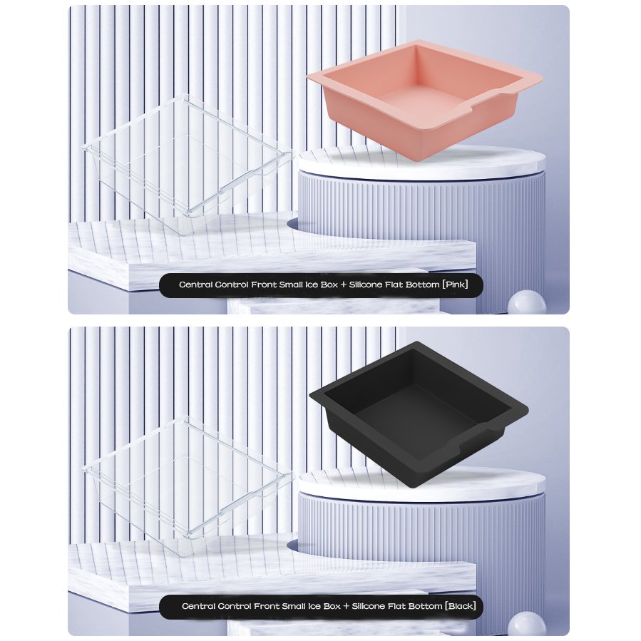 New Arrival ABS Silicone Flocking Center Console Storage Organizer Box for tesla Model Y Car Storage Box Accessories