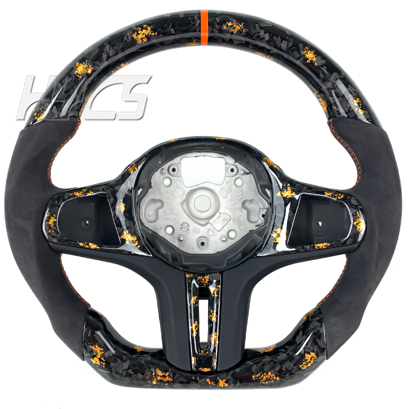 Car interior accessories forged composite carbon fiber steering wheel suitable for BMW G series steering wheel G30