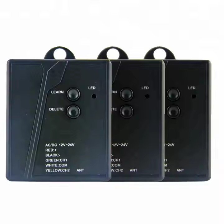 2 Channels Relay RF Wireless Receivers Momentary Switch