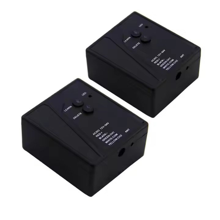 2 Channels Relay RF Wireless Receivers Momentary Switch