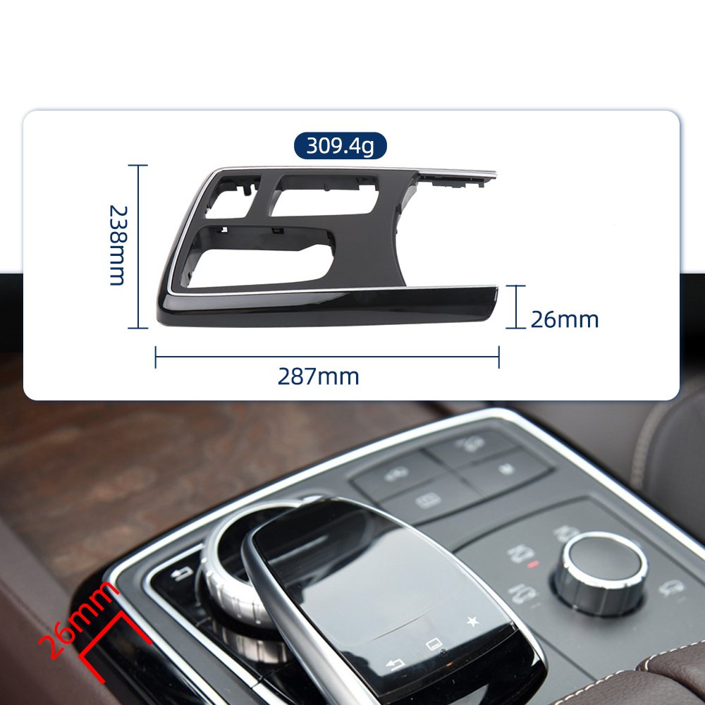 For Mercedes Benz ML GL GLE GLS Class W166 Car Interior Center Console Cover Plate Front Armrest Box Trim Panel Frame