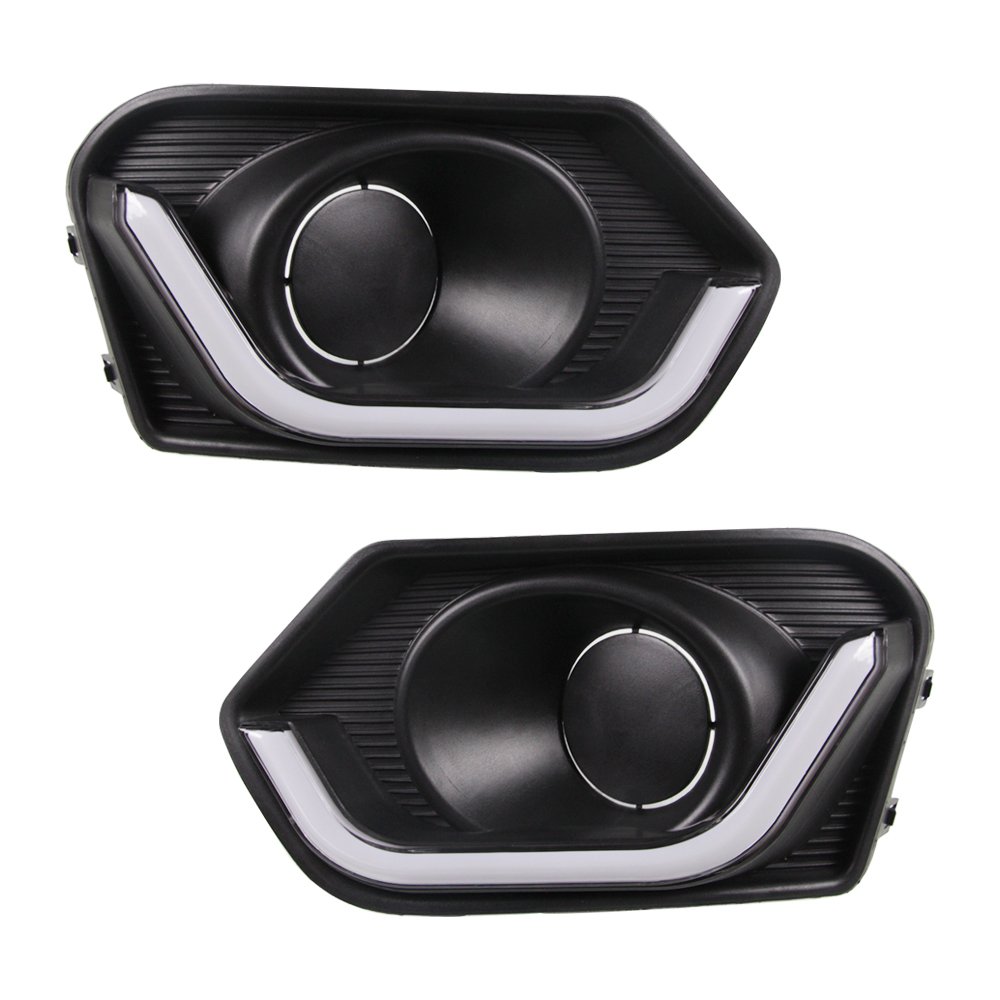 FOG LAMP for Suzuki Dzire 2017 2018 2019 Yellow Turn Signal Relay Car DRL Lamp 12V LED Daytime Running Light Daylight