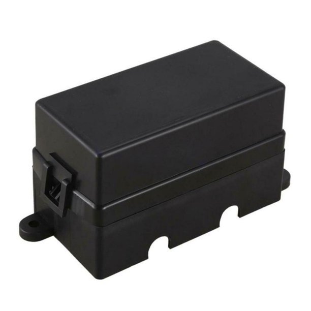 12V Fuse Relay Box With 4 Pcs 4 Pin Relays and 12 Pcs ATC/ATO Blade Fuses
