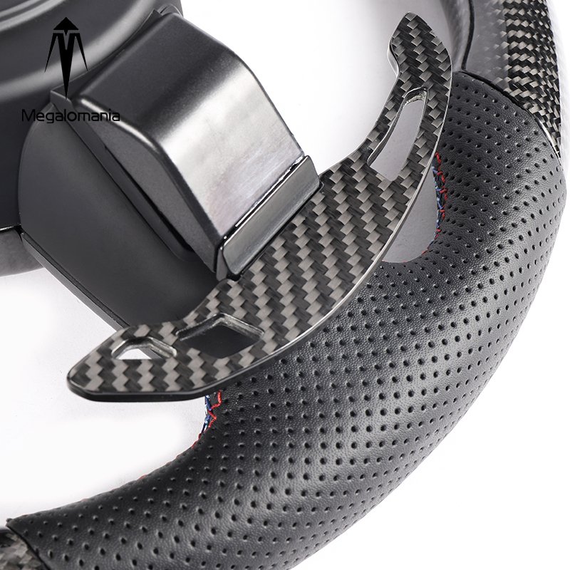 Genuine Carbon Fiber Steering Wheel for BMW M2 M3 M4 M5 M6 X5M X6M F80 F30 F10 LED car Steering Wheel