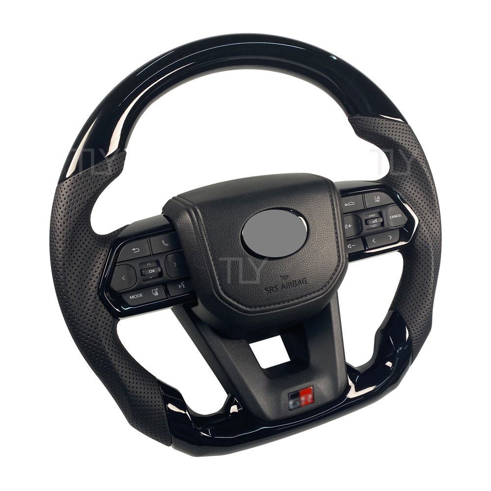 Wholesale Full Leather Car Steering Wheel LAND CRUISER 200 LC200 LC300 For Toyota Corolla Camry Avalon RAV4 EZ Steering Wheel