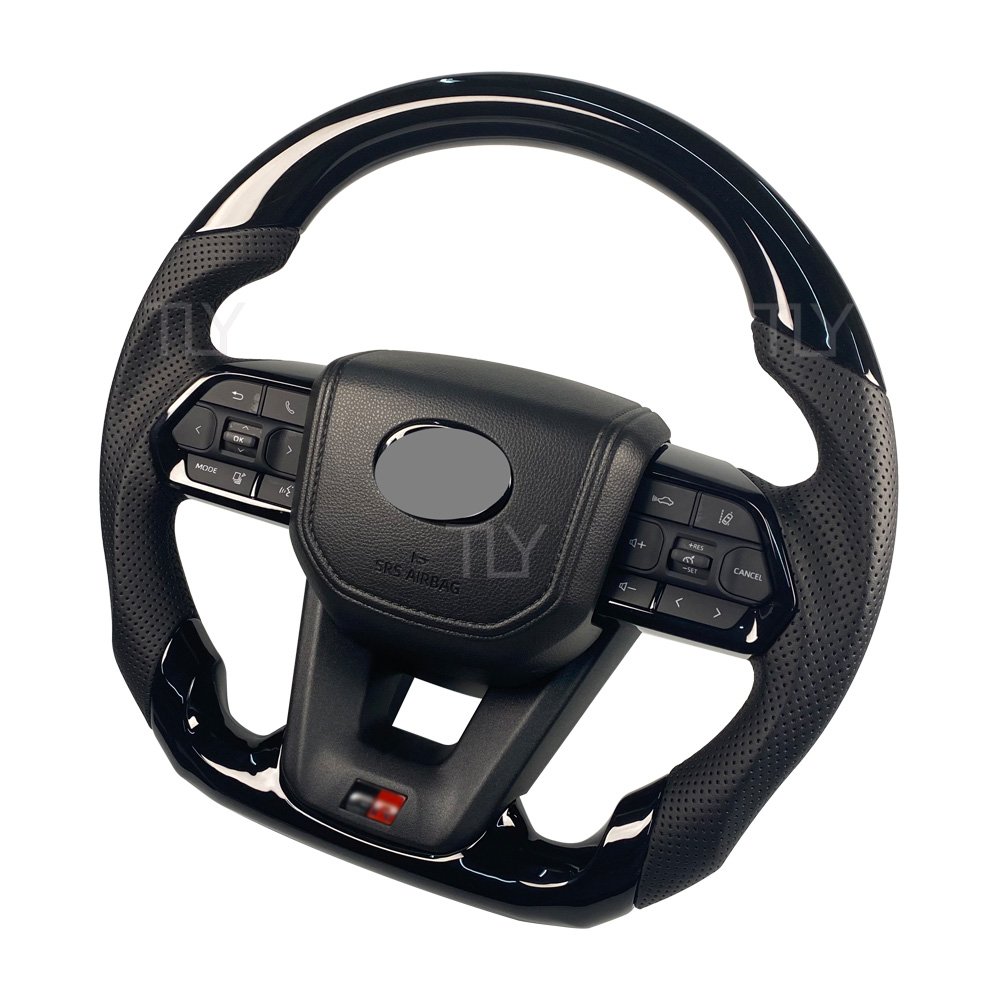 Wholesale Full Leather Car Steering Wheel LAND CRUISER 200 LC200 LC300 For Toyota Corolla Camry Avalon RAV4 EZ Steering Wheel