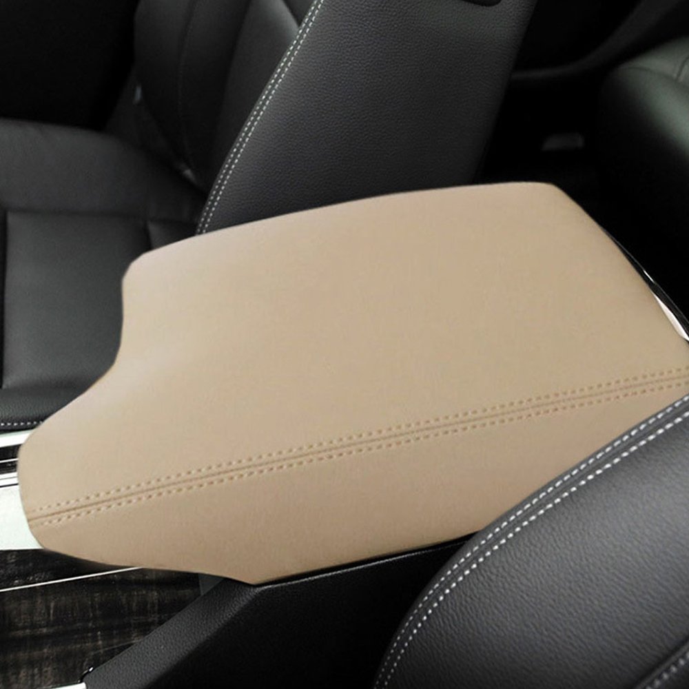 Center Console Armrest Box Cover Scratch-resistant Leather Armrest Storage Box for Honda Accord Center Armrest Box