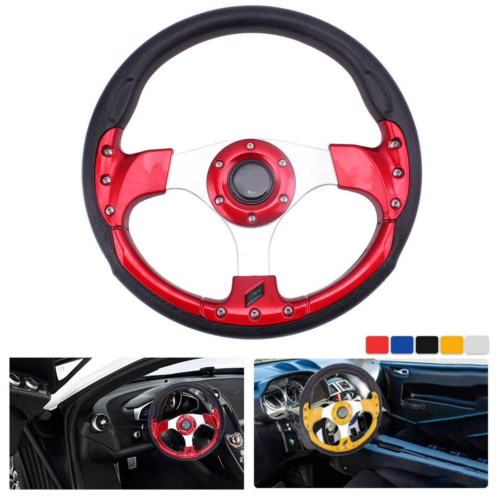 PUERXIN Universal Car Steering Wheels Car Modification JDM Steering Wheel volante auto volant gaming volante esportivo For Car