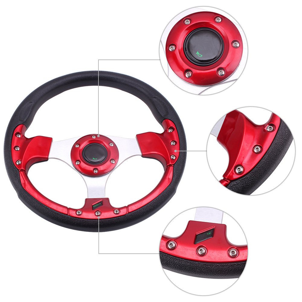 PUERXIN Universal Car Steering Wheels Car Modification JDM Steering Wheel volante auto volant gaming volante esportivo For Car