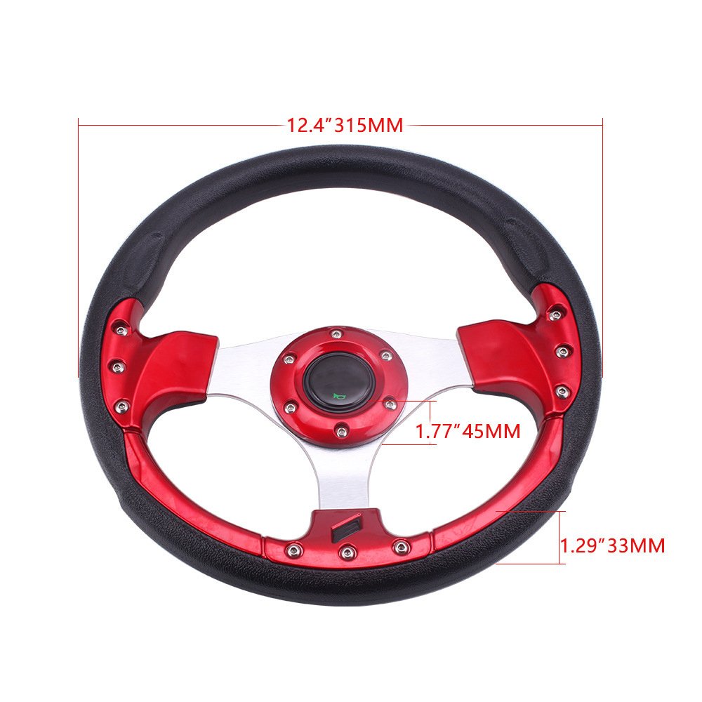 PUERXIN Universal Car Steering Wheels Car Modification JDM Steering Wheel volante auto volant gaming volante esportivo For Car