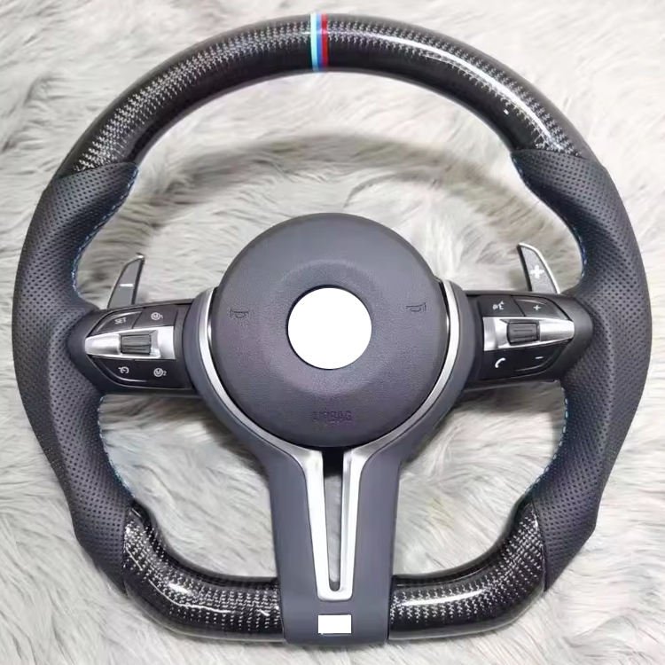 Carbon Fiber steering wheel for BMW e90 2007 carbon cut Coupe Racing Car Steering Wheel Trim