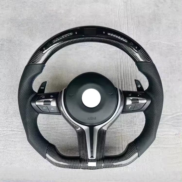 Carbon Fiber steering wheel for BMW e90 2007 carbon cut Coupe Racing Car Steering Wheel Trim