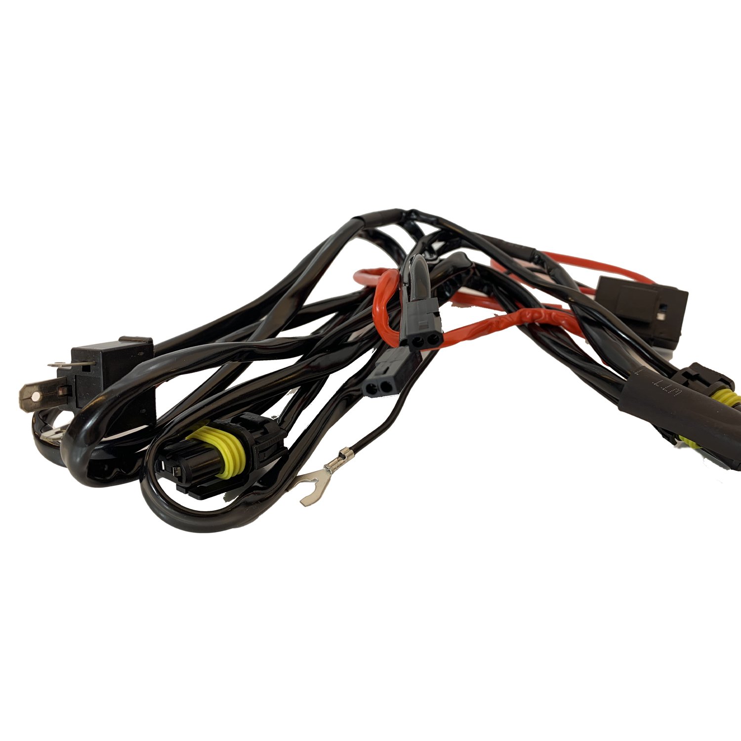 Headlight Retrofit Quality Tools Bi Led Xenon Lens H4 Relay Harness Hi-low Beam Wire