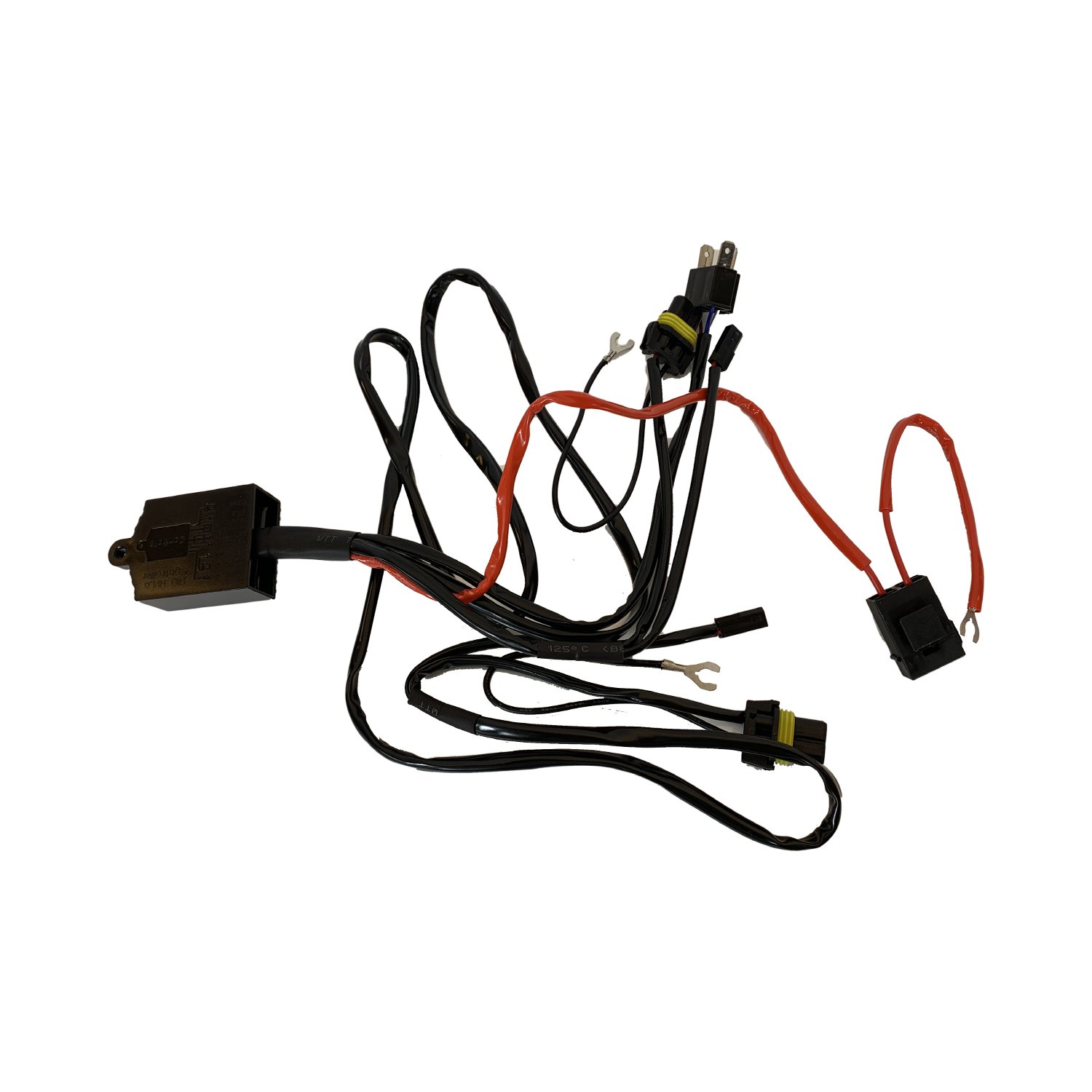 Headlight Retrofit Quality Tools Bi Led Xenon Lens H4 Relay Harness Hi-low Beam Wire